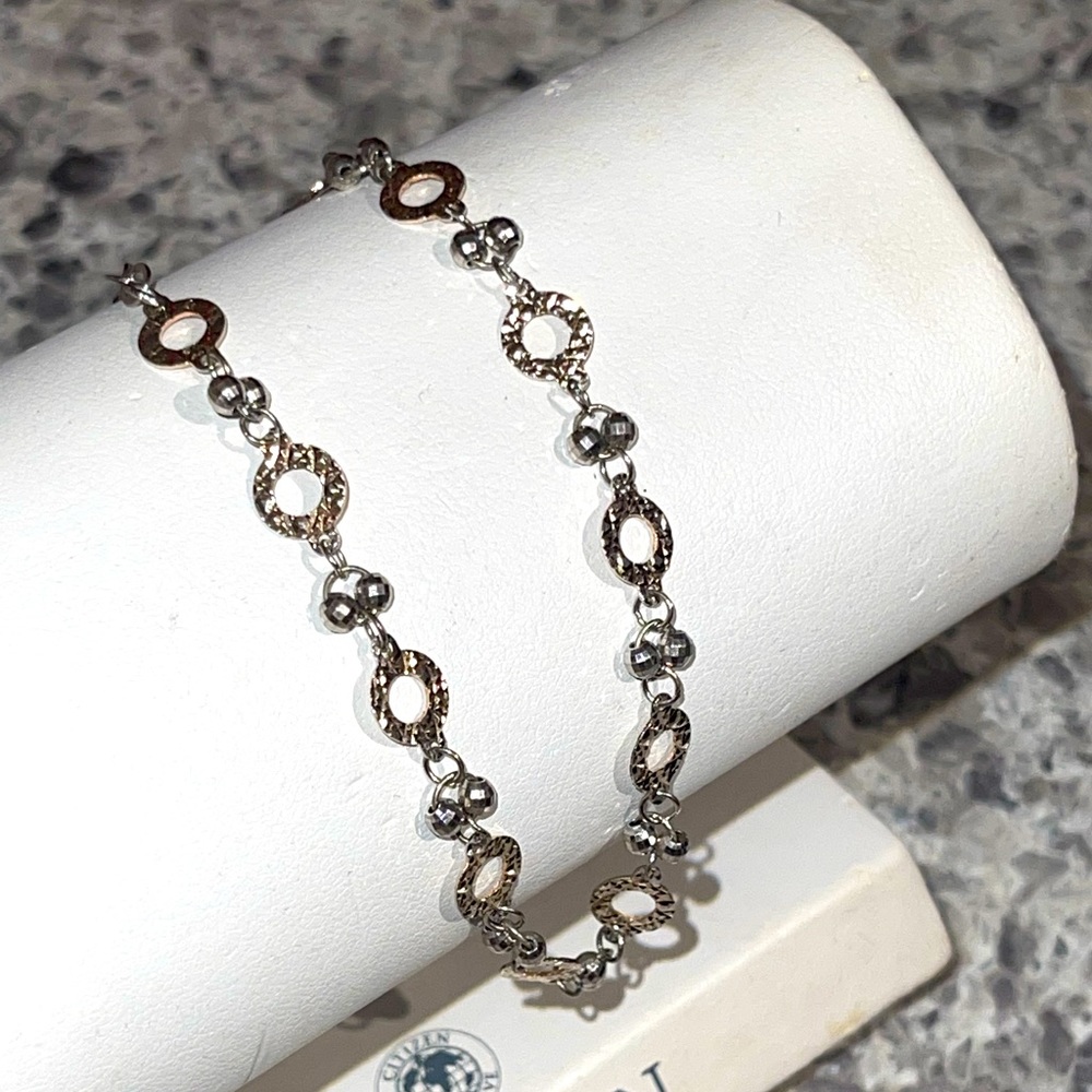 Ladies sterling silver anklet